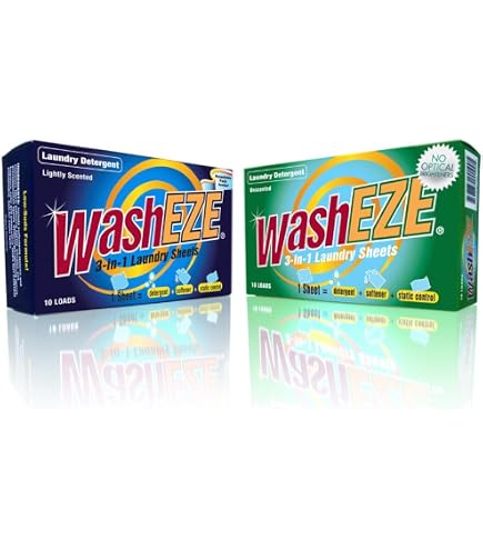 Amazon.com: WashEZE (10 Ct) All in One Laundry Sheets Scented